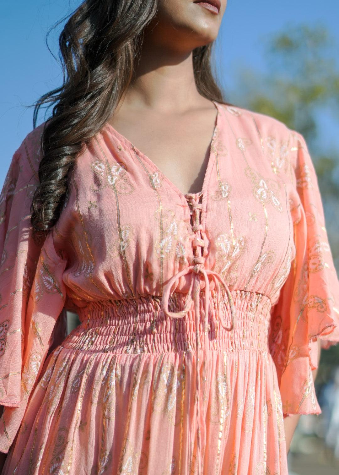 Clare Dress Peach - NolaByBijusol