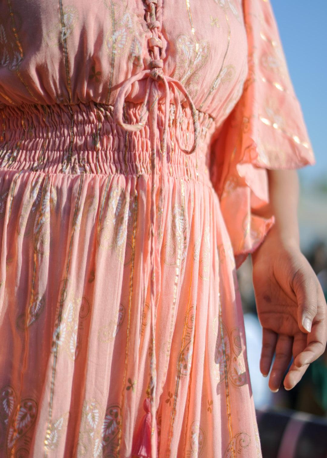 Clare Dress Peach - NolaByBijusol