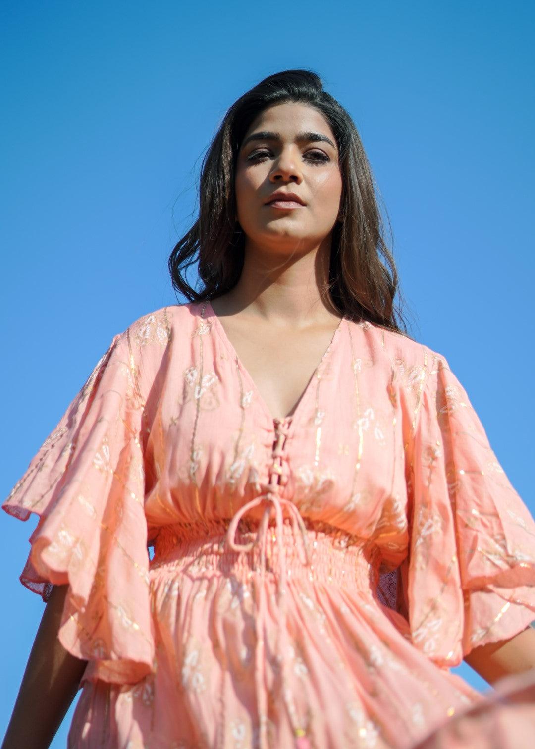 Clare Dress Peach - NolaByBijusol