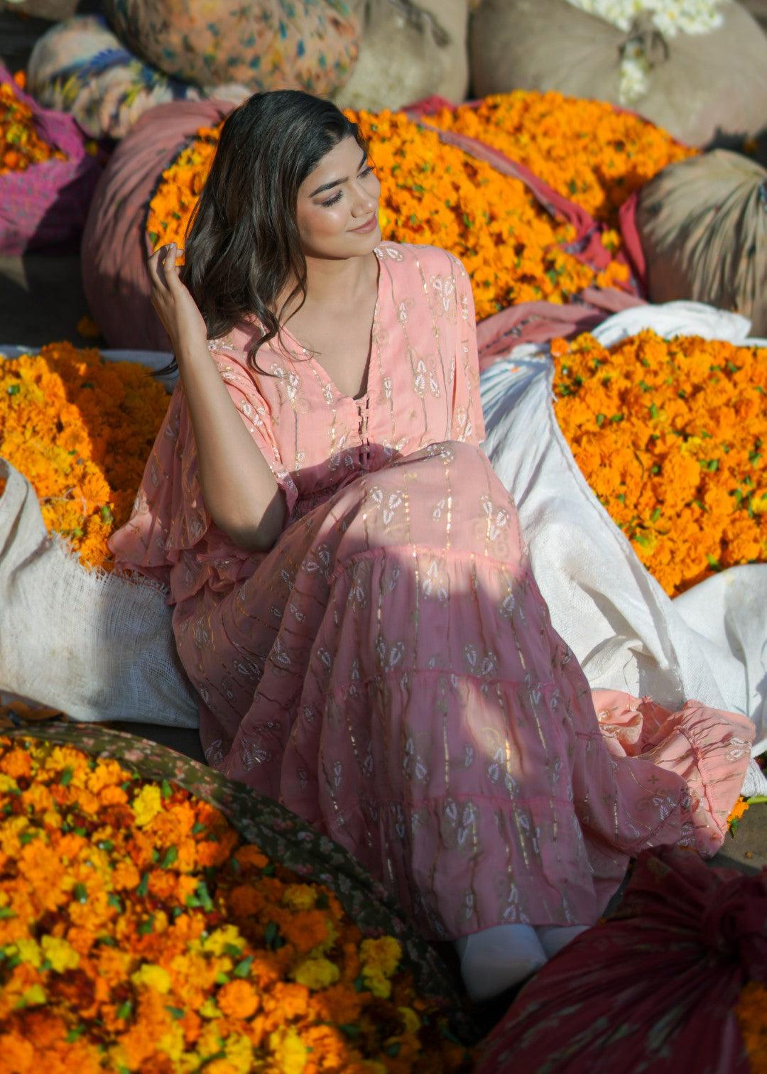 Clare Dress Peach - NolaByBijusol