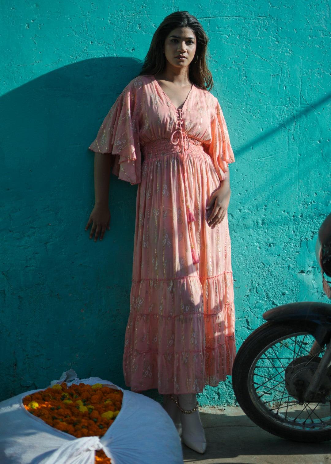 Clare Dress Peach - NolaByBijusol