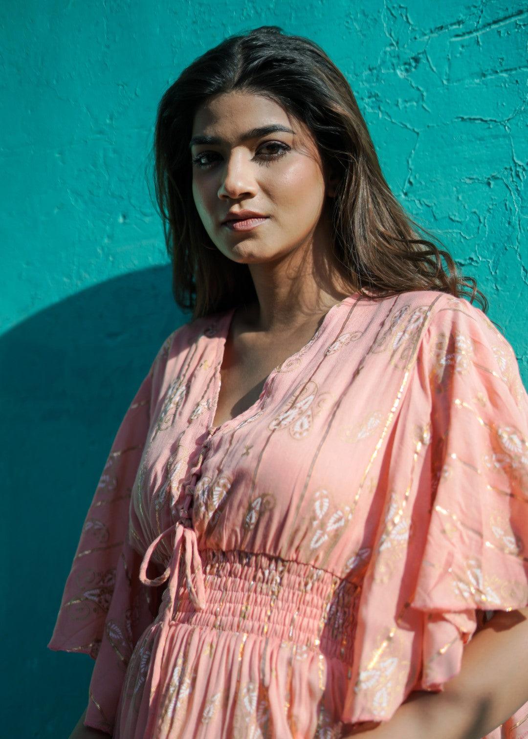 Clare Dress Peach - NolaByBijusol
