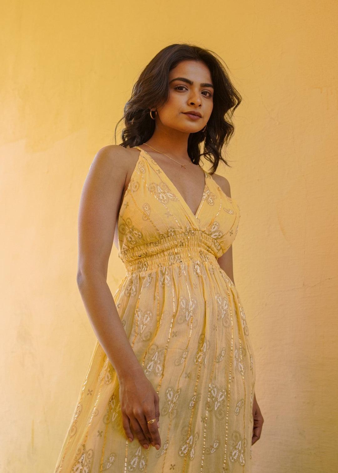 Mermaid Dress Yellow - NolaByBijusol