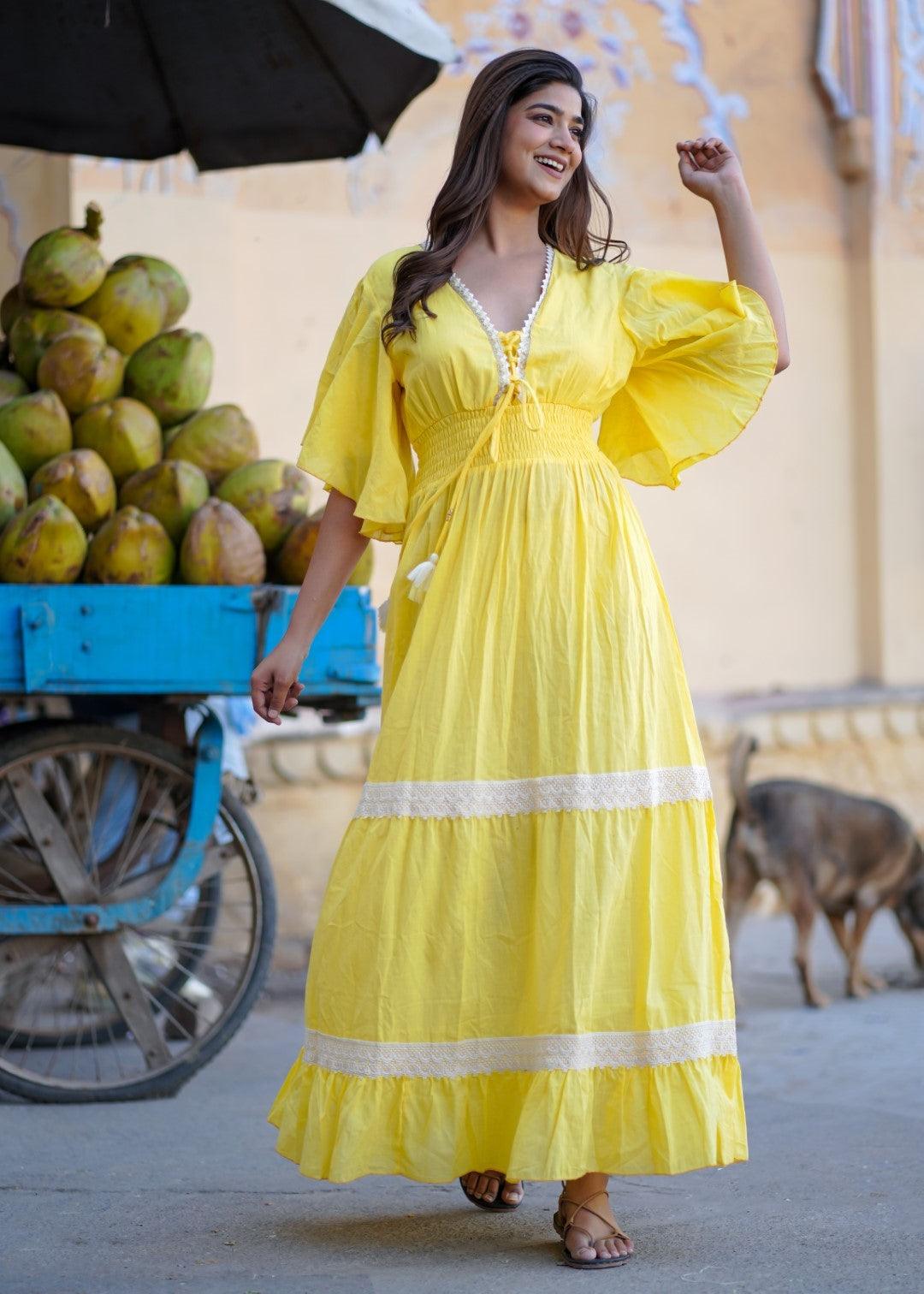 Valeria Dress Yellow - NolaByBijusol