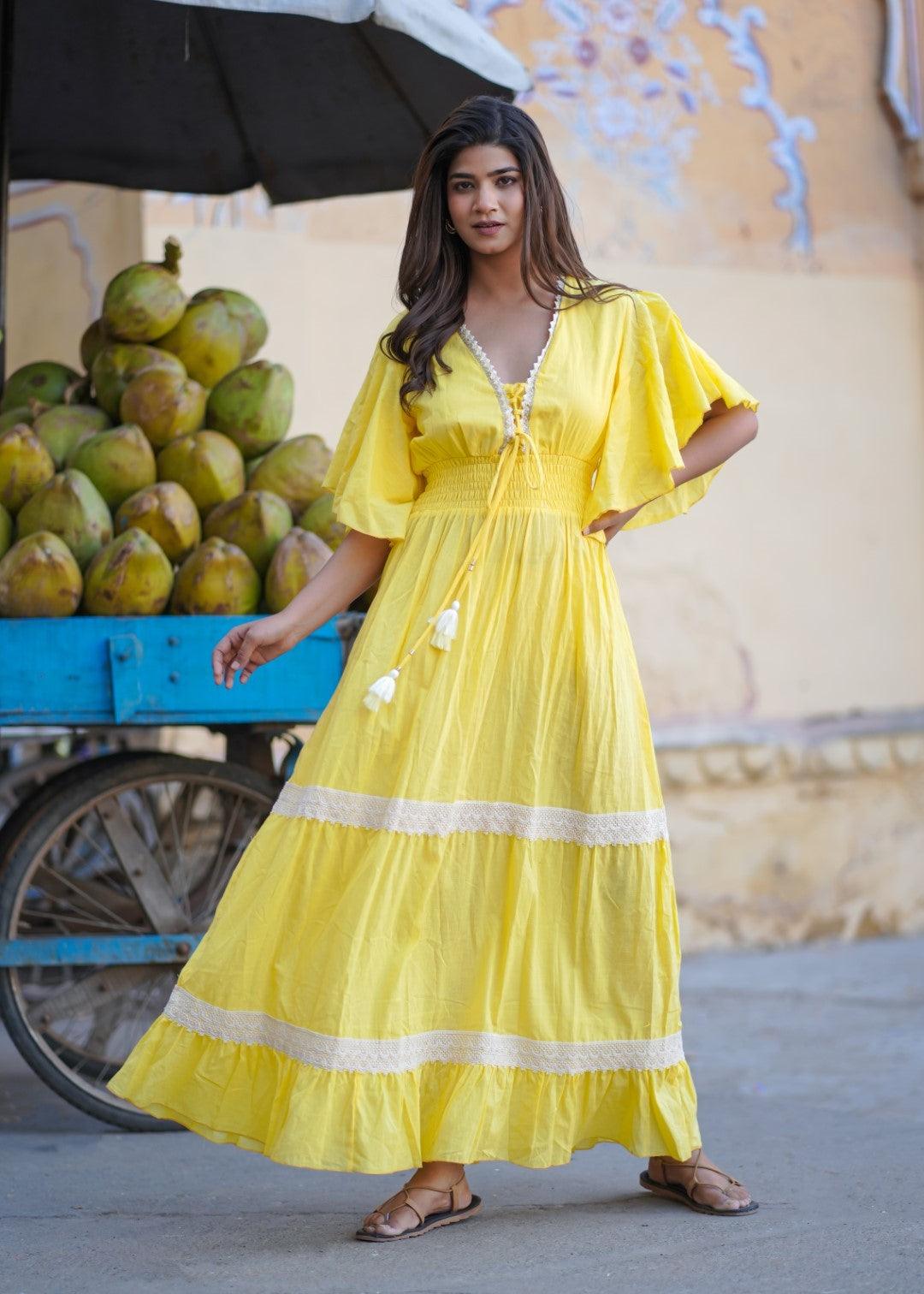 Valeria Dress Yellow - NolaByBijusol