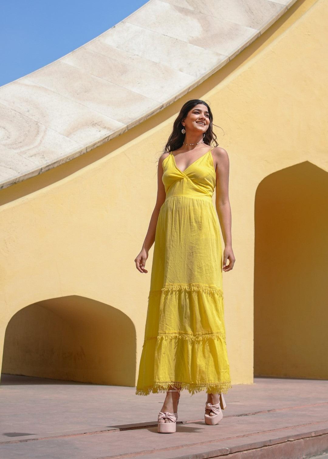 Cindy Dress Yellow - NolaByBijusol