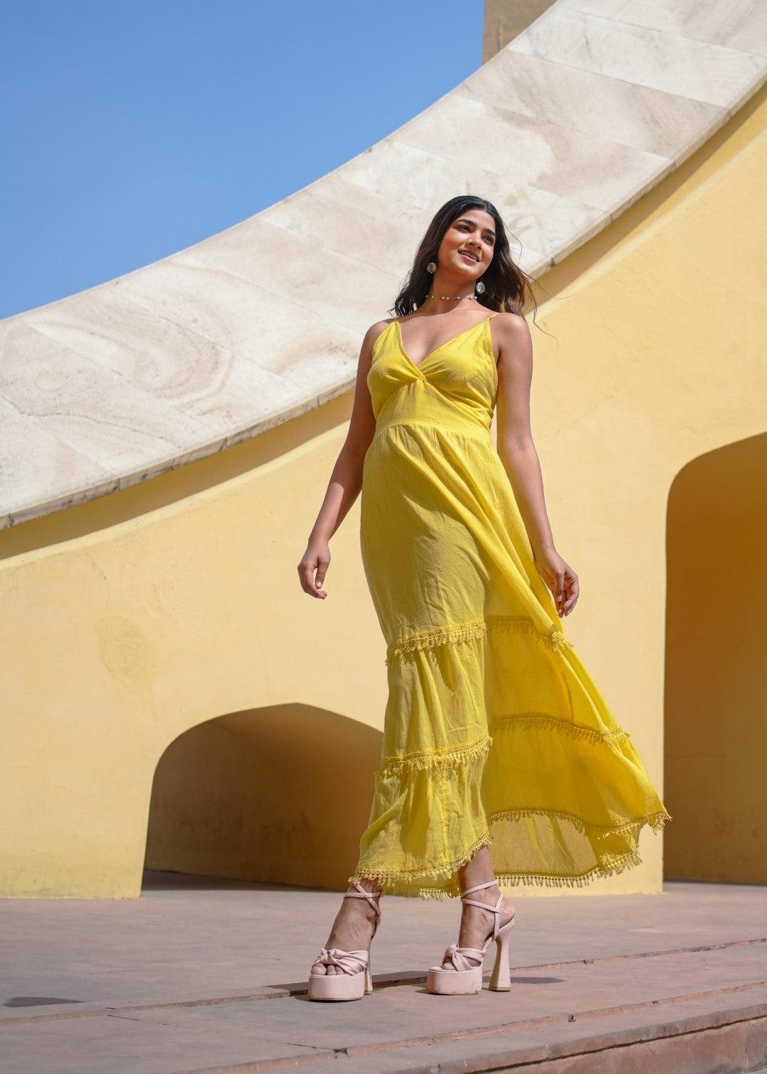 Cindy Dress Yellow - NolaByBijusol