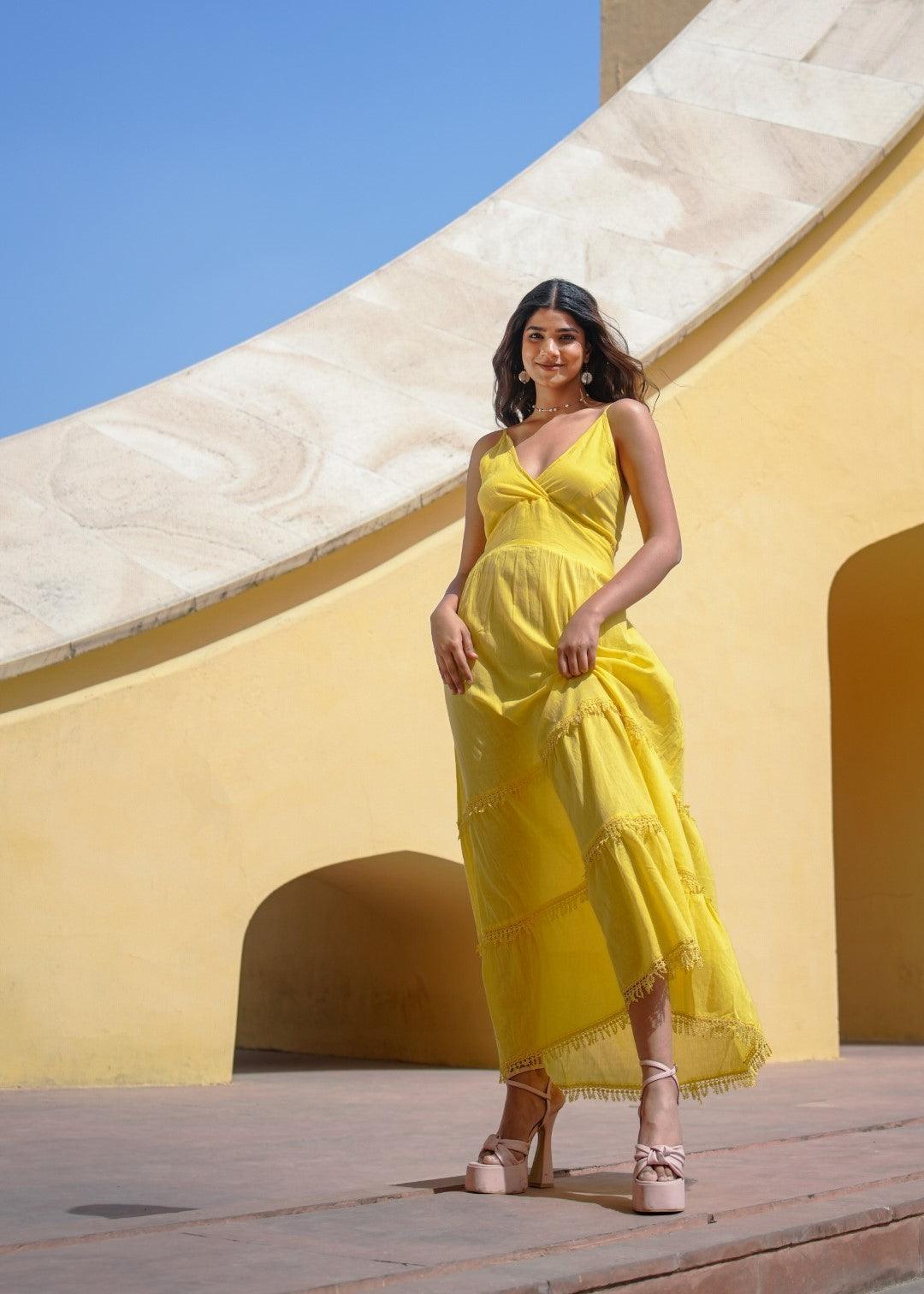 Cindy Dress Yellow - NolaByBijusol