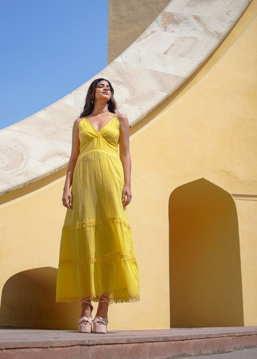 Cindy Dress Yellow - NolaByBijusol