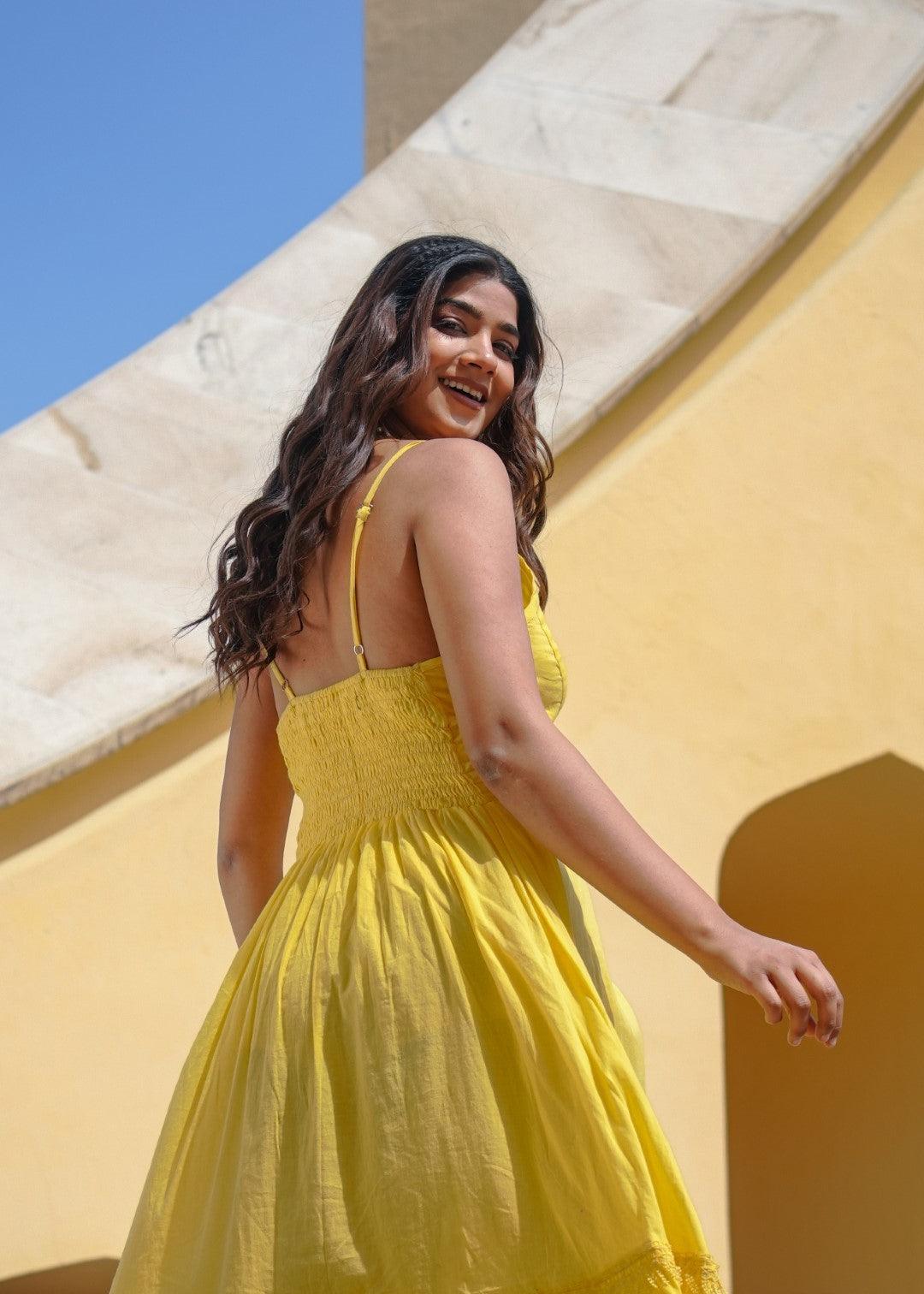 Cindy Dress Yellow - NolaByBijusol