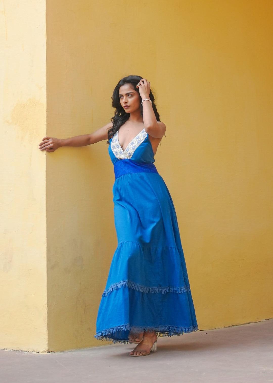 Cindy Dress Blue - NolaByBijusol