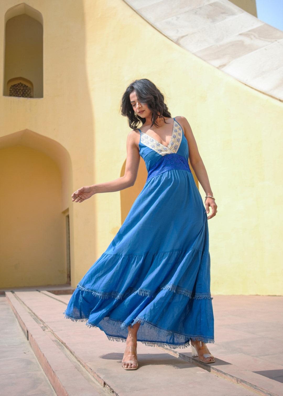Cindy Dress Blue - NolaByBijusol