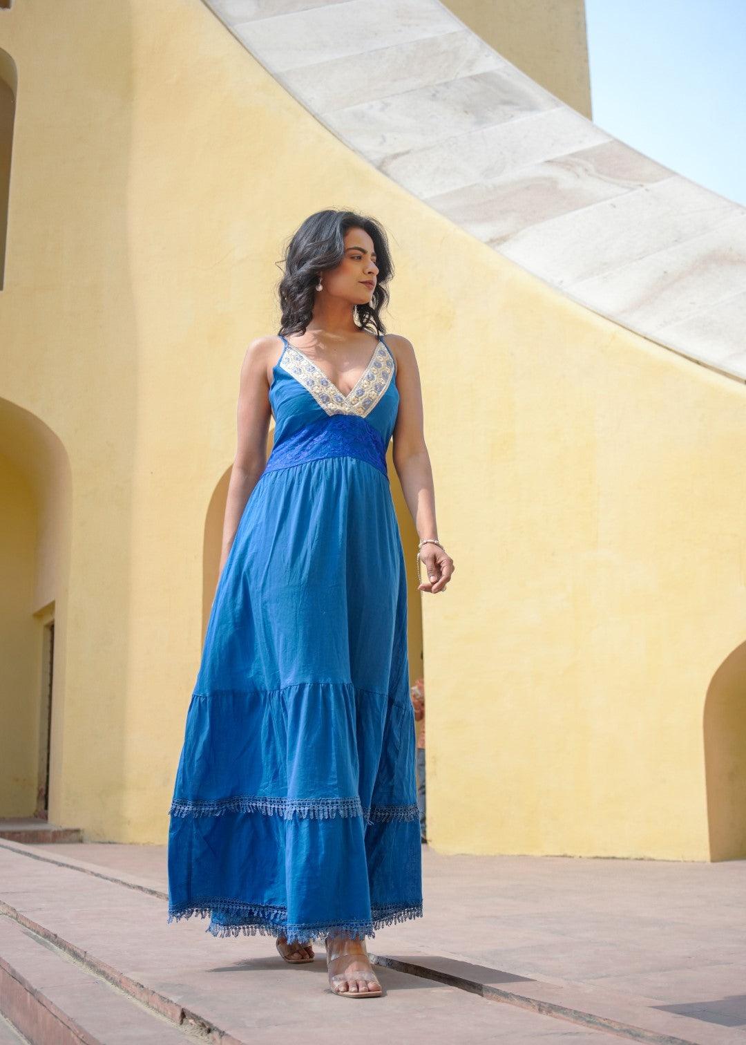 Cindy Dress Blue - NolaByBijusol