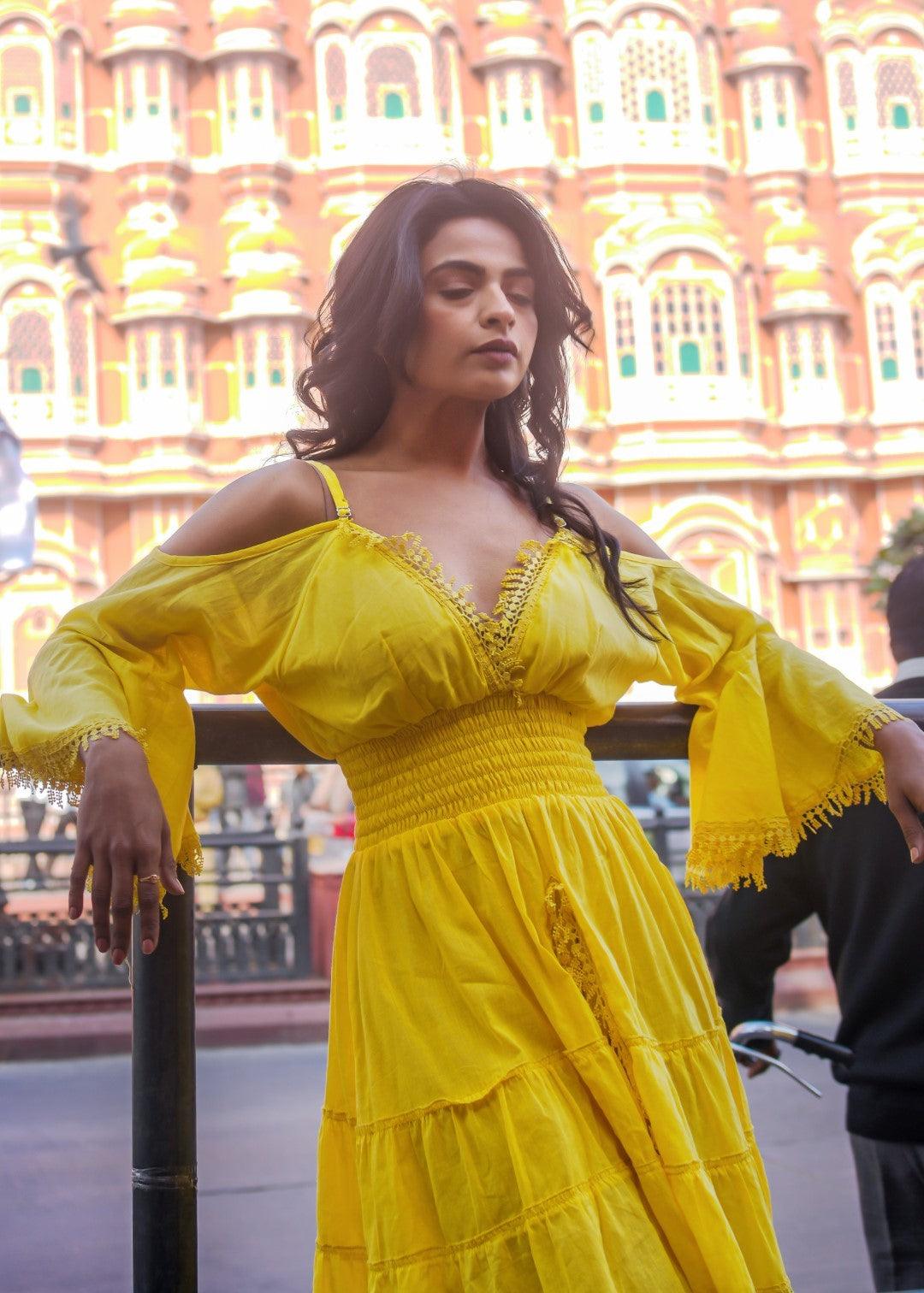 Fiji Dress Yellow - NolaByBijusol
