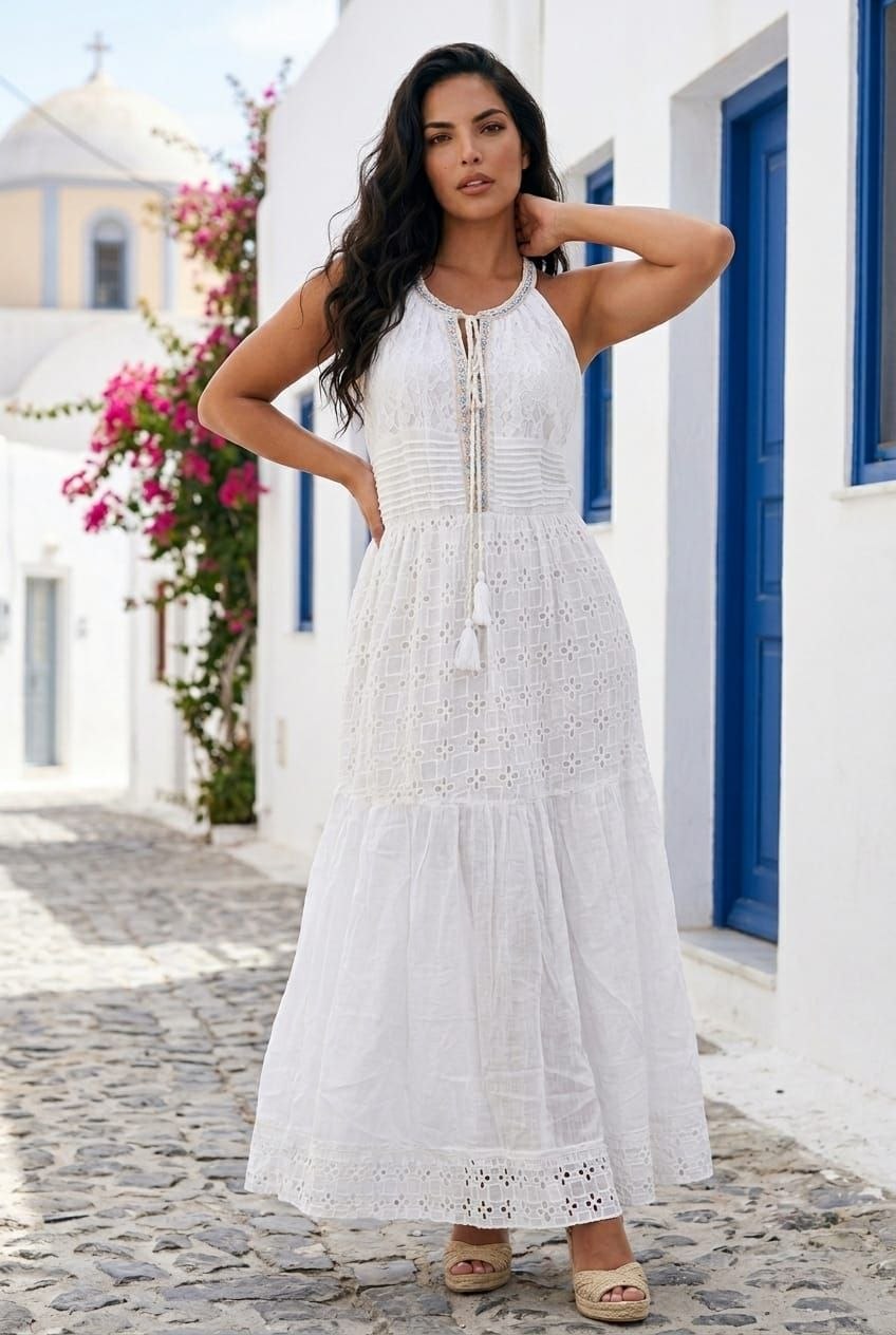 boho embroidered maxi dress Isla – NolaByBijusol Cavosen Fall Dresses for dress will transform your Movement Size:8Y/9Y