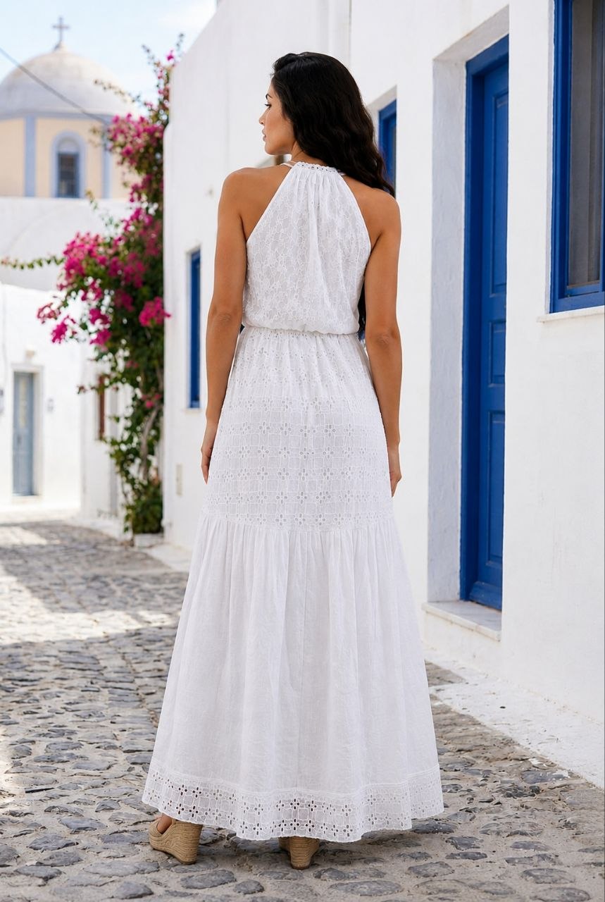 Isla Boho Embroidered Maxi Dress NolaByBijusol