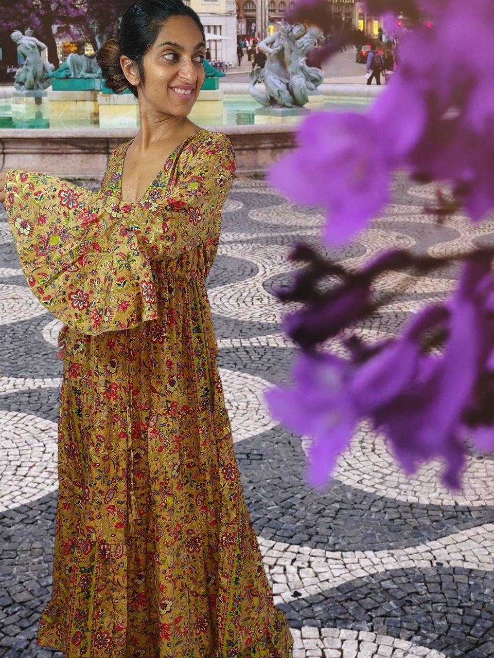 Anima Turmeric Dress - NolaByBijusol