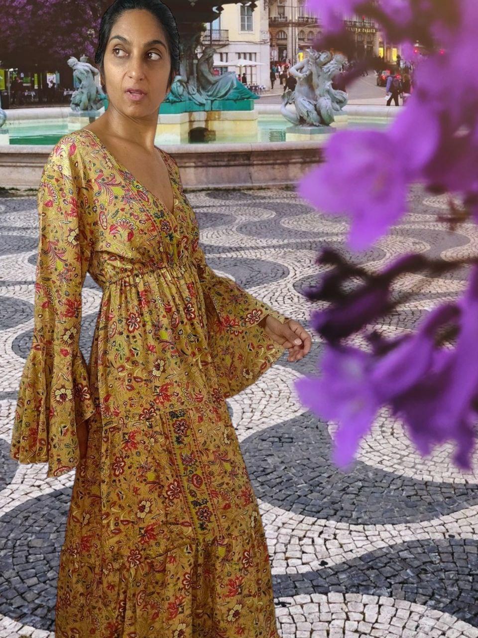 Anima Turmeric Dress - NolaByBijusol