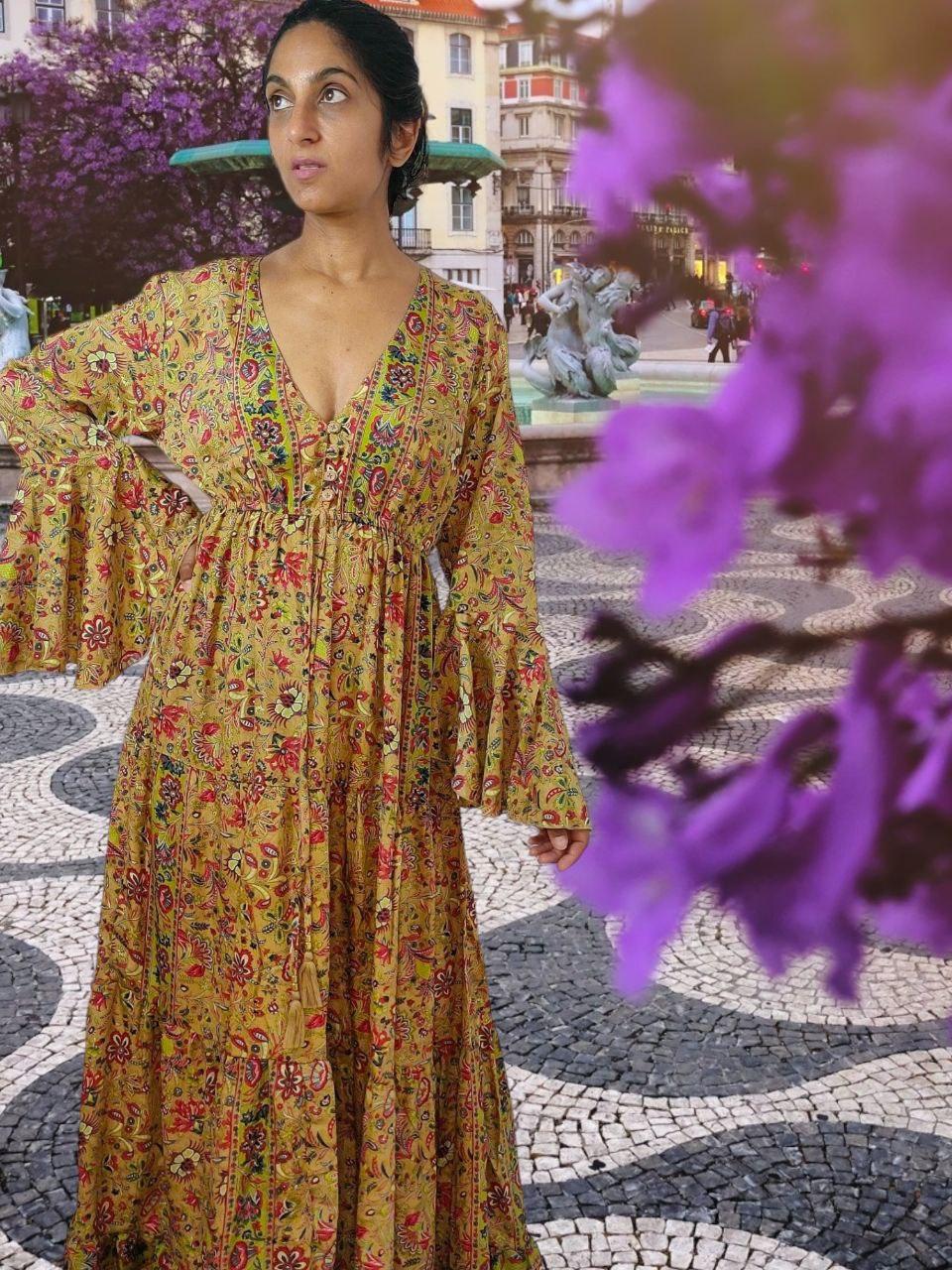 Anima Turmeric Dress - NolaByBijusol