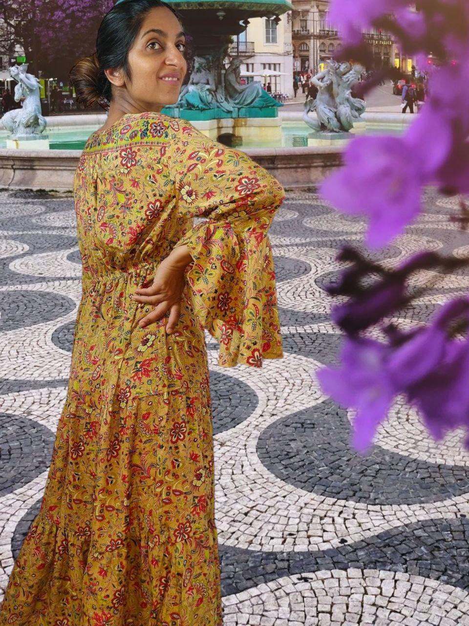 Anima Turmeric Dress - NolaByBijusol