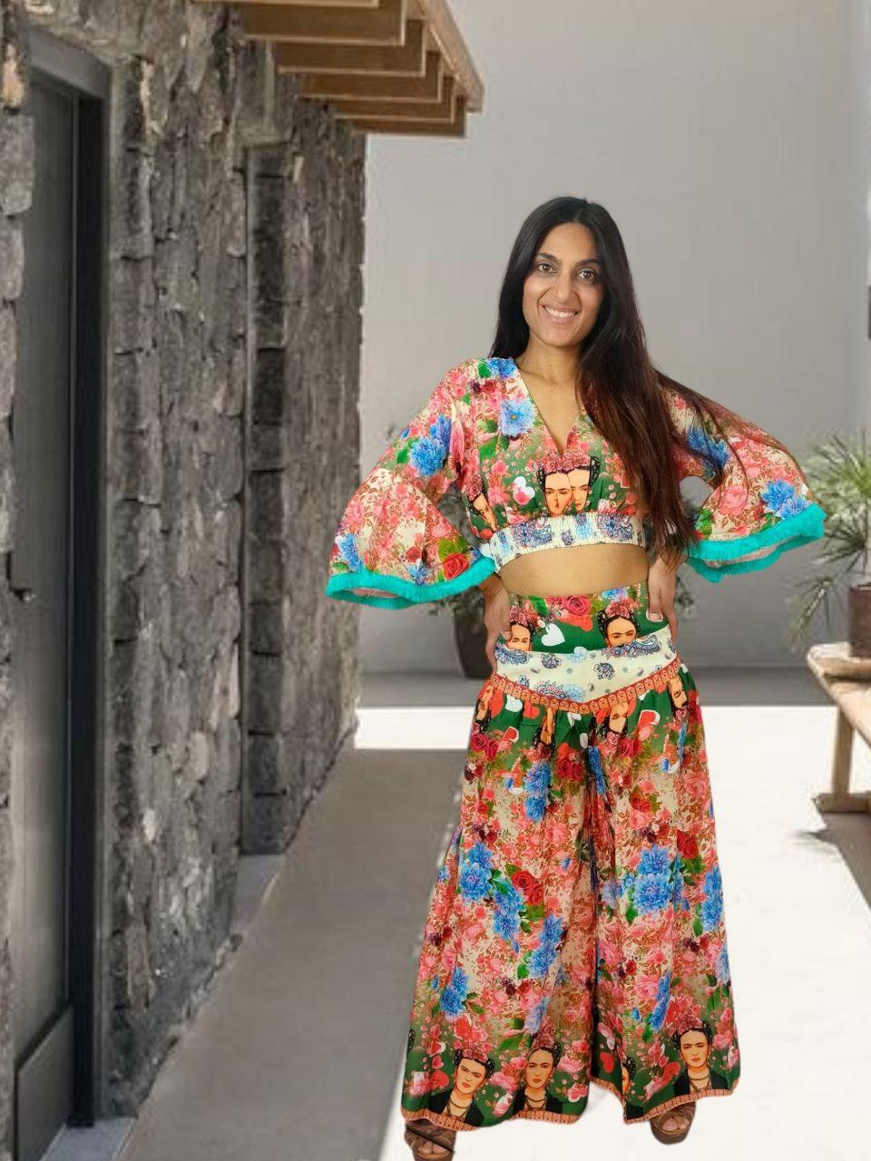 Conjunto de blusa e calças Frida - NolaByBijusol