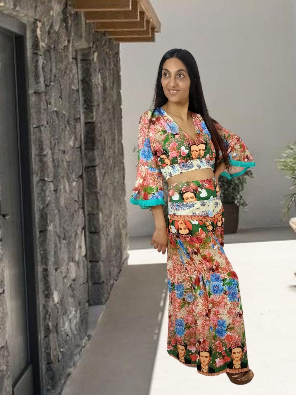 Conjunto de blusa e calças Frida - NolaByBijusol