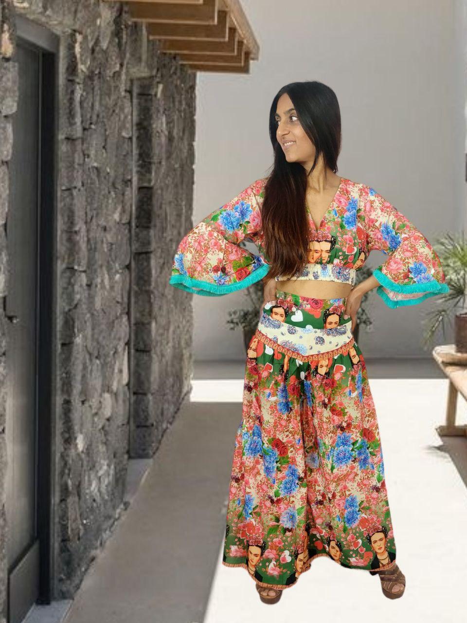 Conjunto de blusa e calças Frida - NolaByBijusol