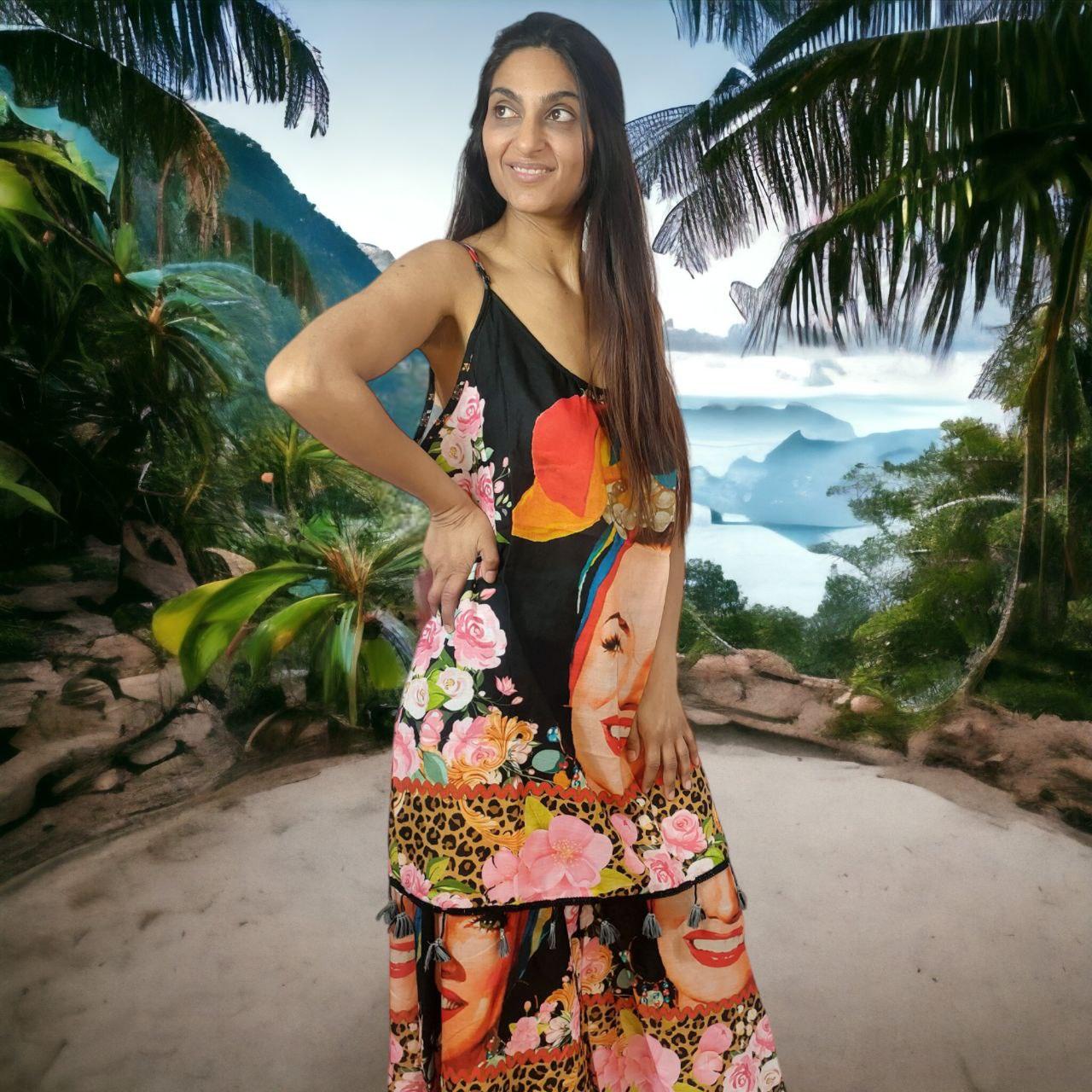 Conjunto de blusa e calças Carmen Miranda - NolaByBijusol
