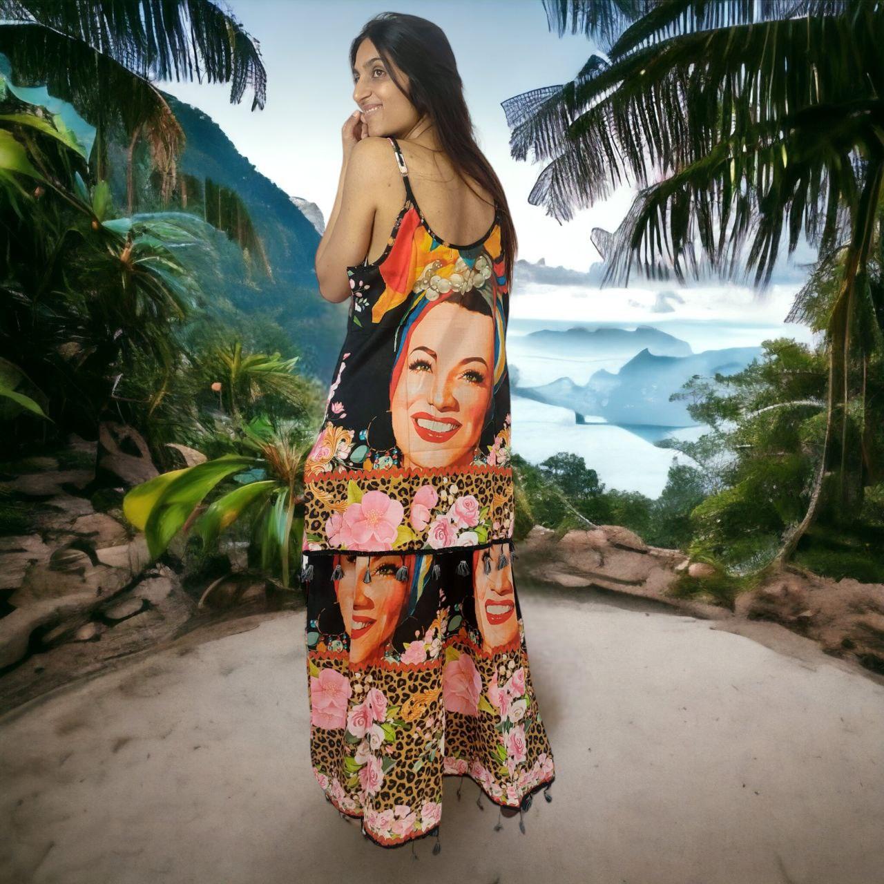 Conjunto de blusa e calças Carmen Miranda - NolaByBijusol