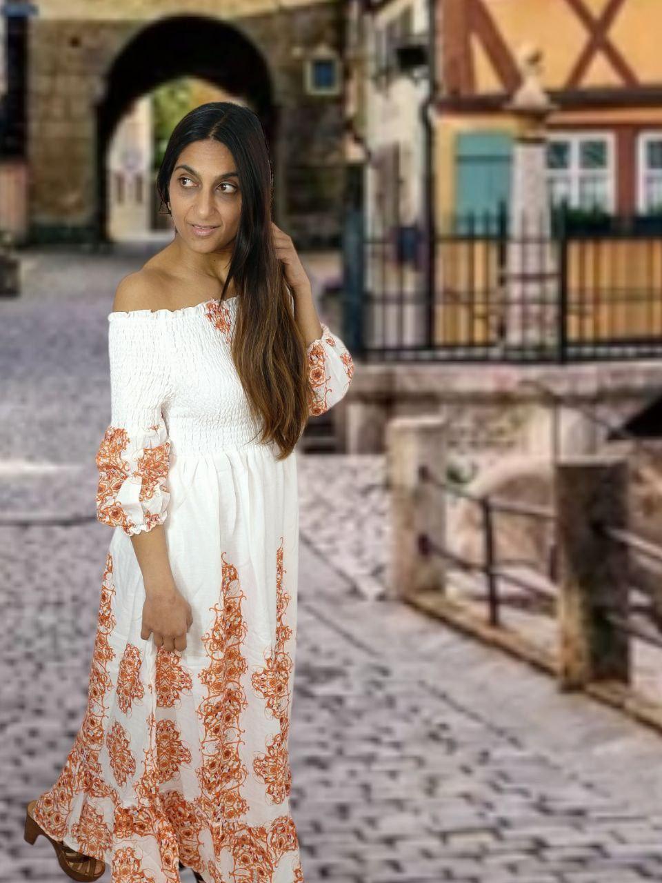 Fé dress Orange - NolaByBijusol