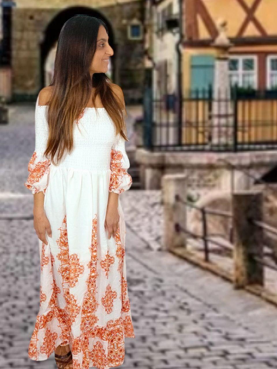 Fé dress Orange - NolaByBijusol