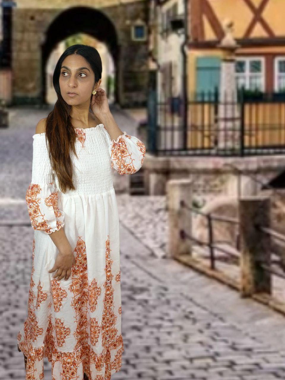 Fé dress Orange - NolaByBijusol