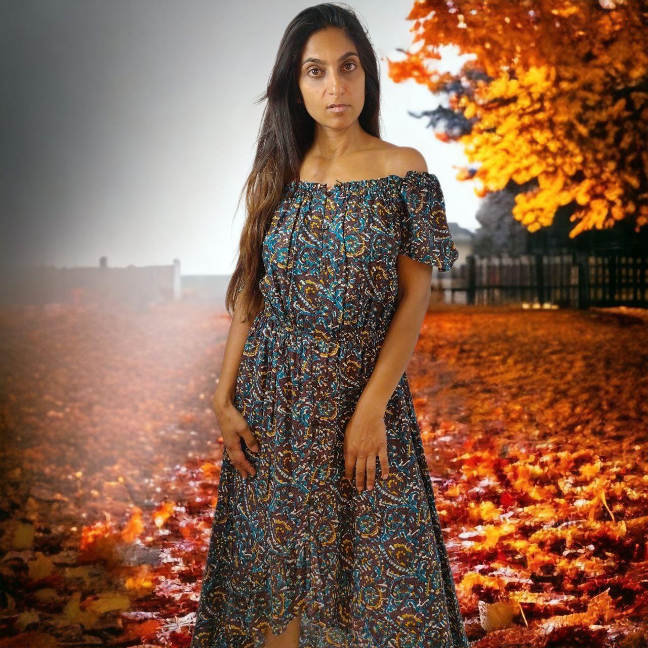 Samba Dress Chocolate - NolaByBijusol