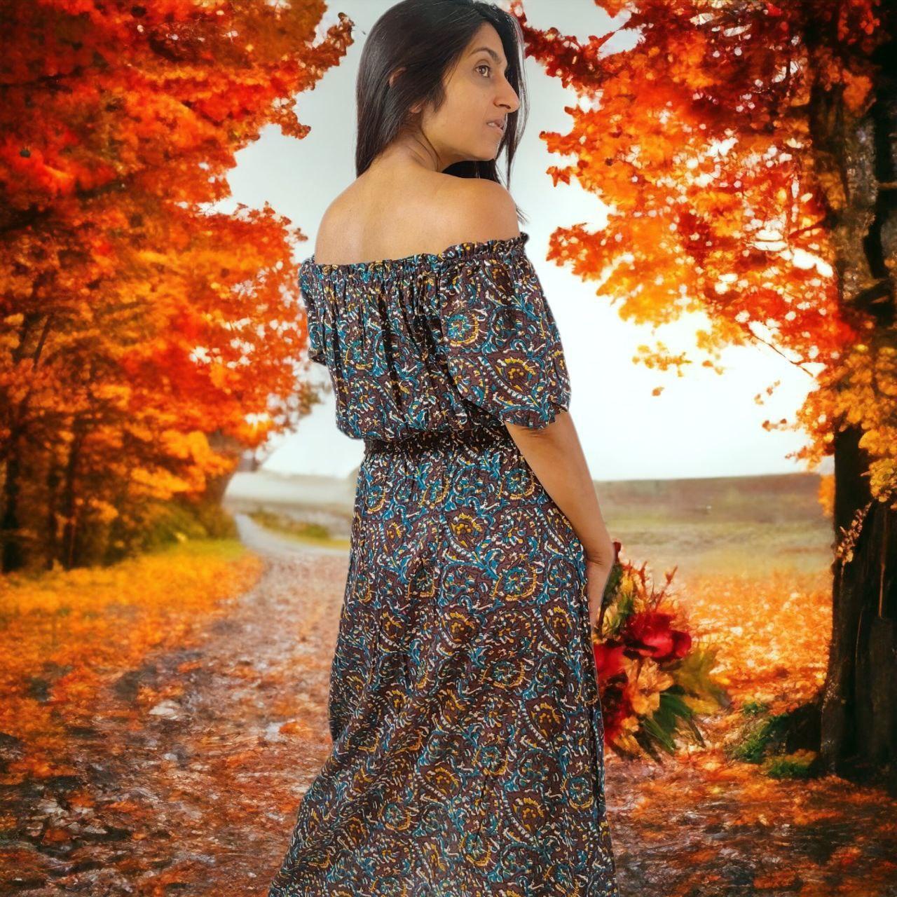 Samba Dress Chocolate - NolaByBijusol