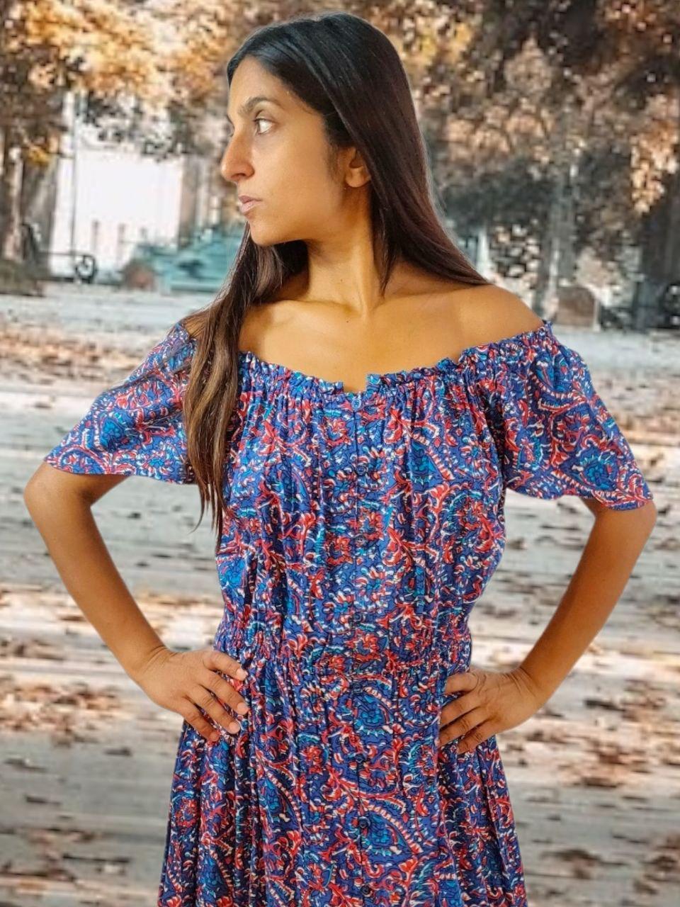 Samba Dress Blue - NolaByBijusol