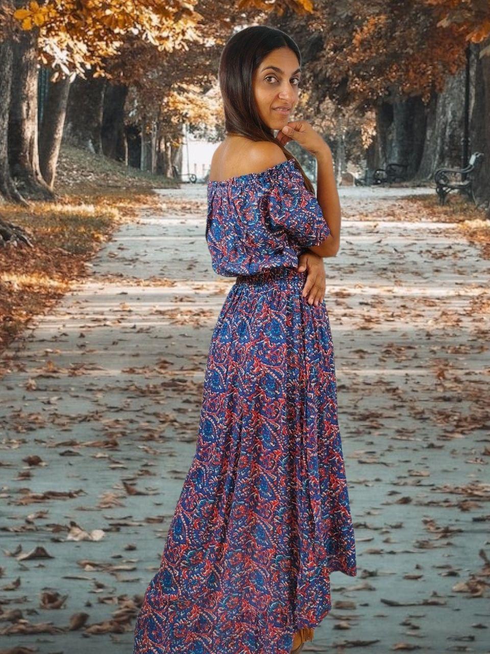 Samba Dress Blue - NolaByBijusol