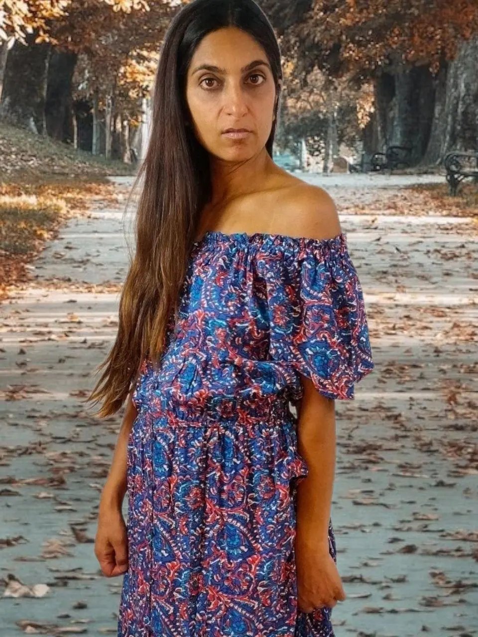 Samba Dress Blue - NolaByBijusol