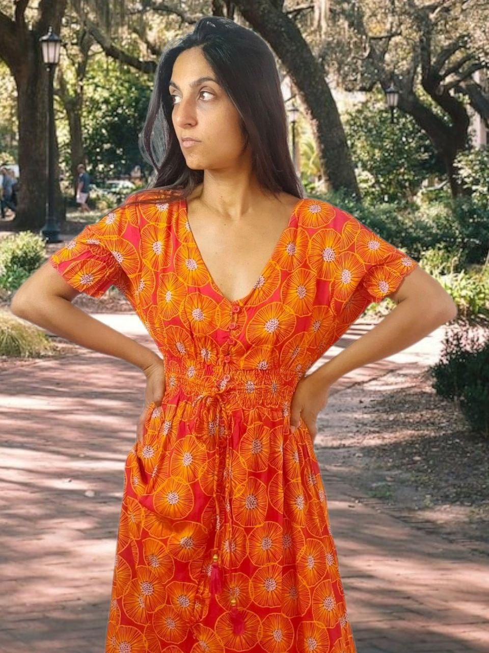 Cassie Dress Orange