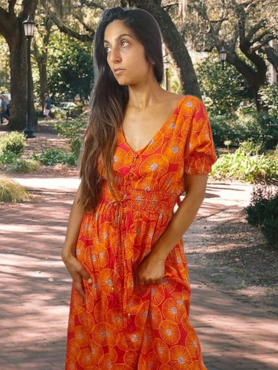 Cassie Dress Orange