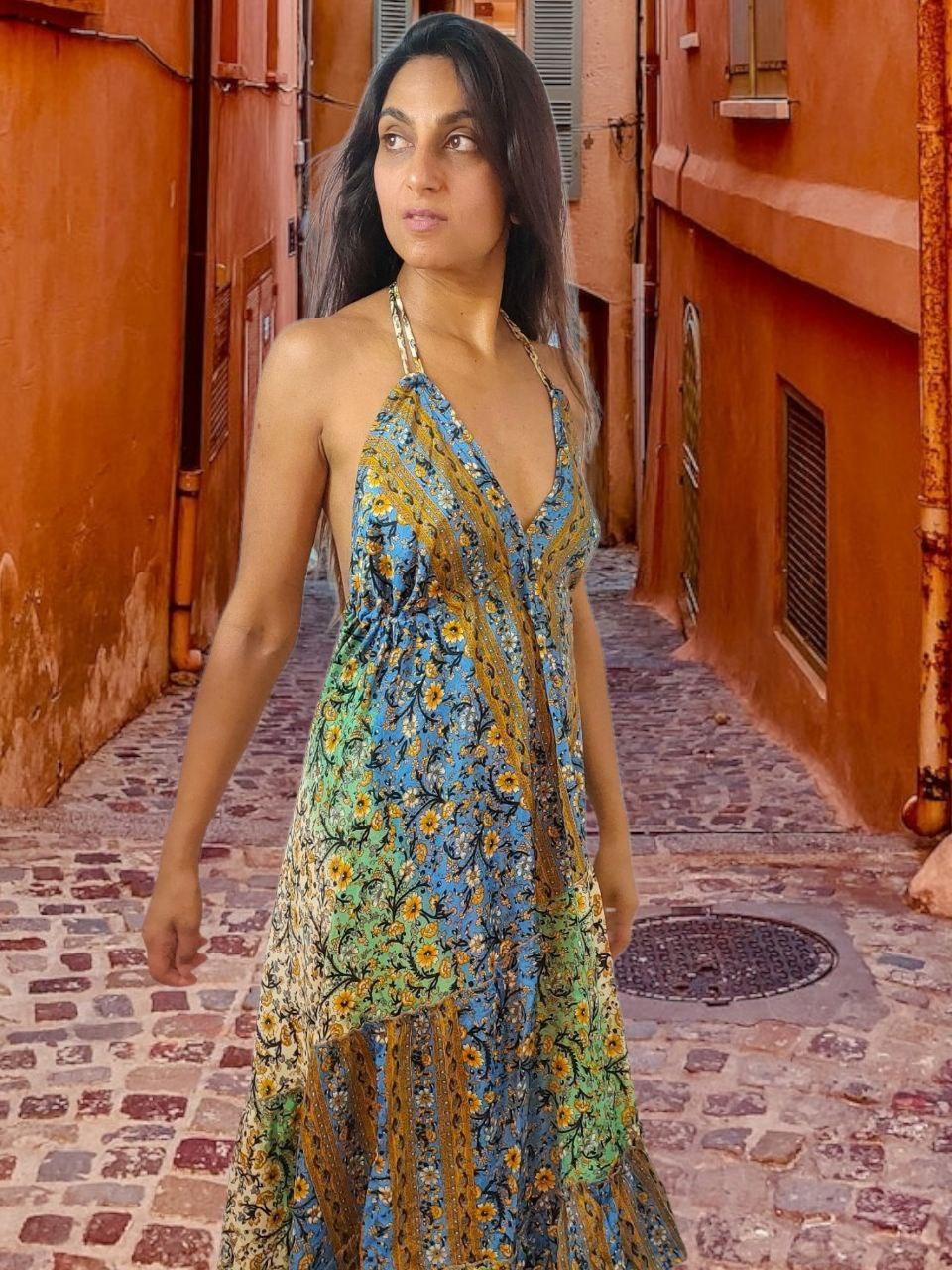 2628-7 Silk Dress
