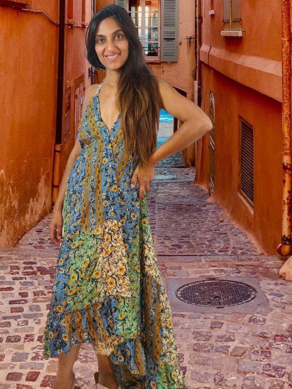 2628-7 Silk Dress