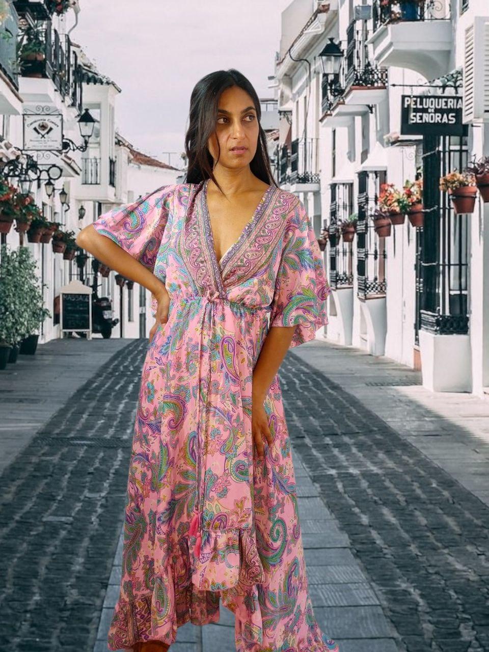 2637-1 Silk Dress