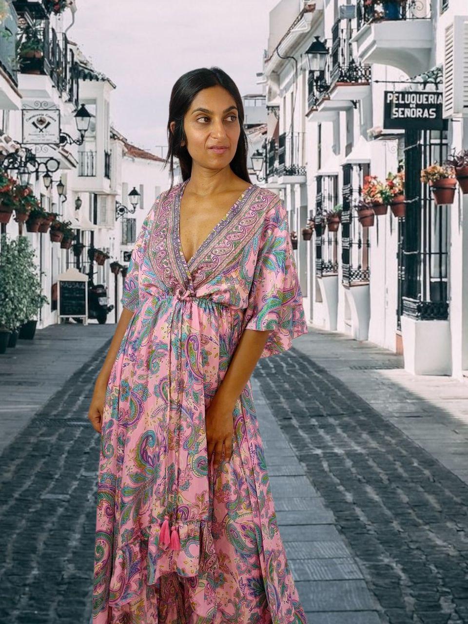 2637-1 Silk Dress