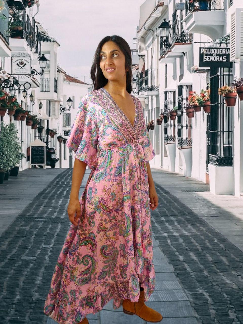 2637-1 Silk Dress