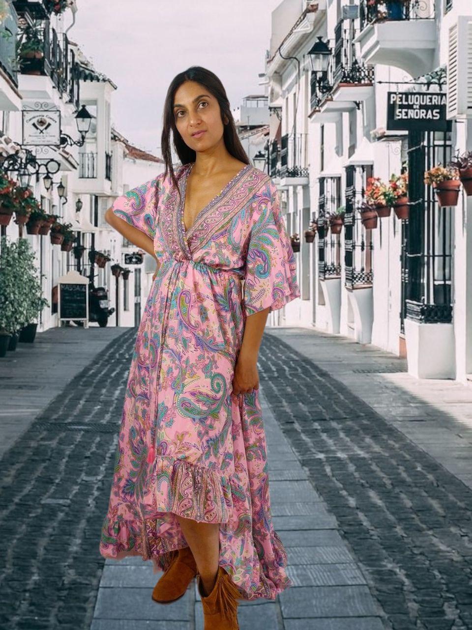 2637-1 Silk Dress