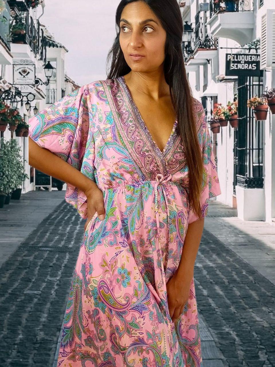 2637-1 Silk Dress
