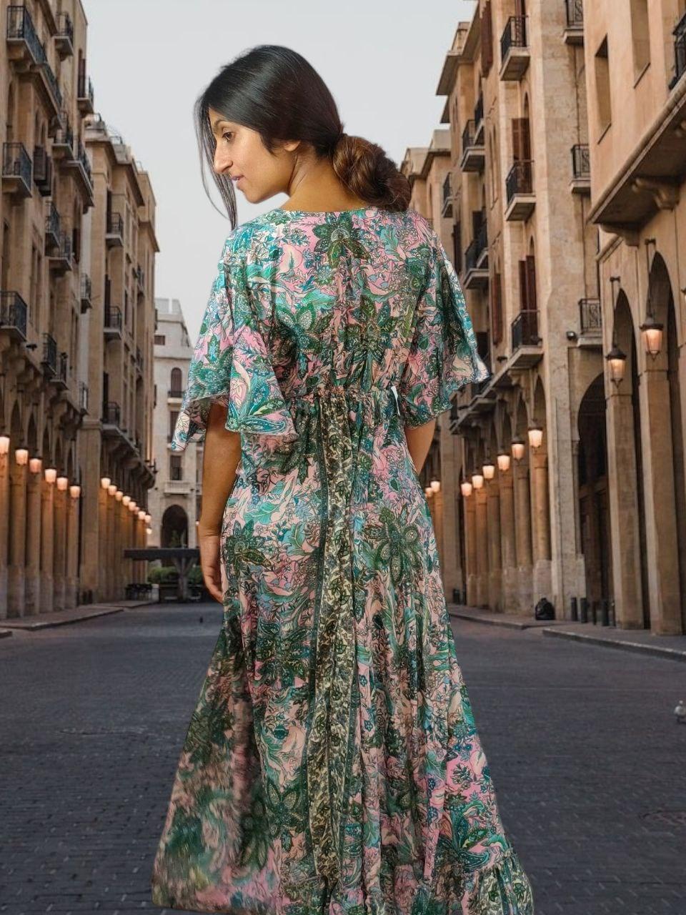Karina Green Dress - NolaByBijusol