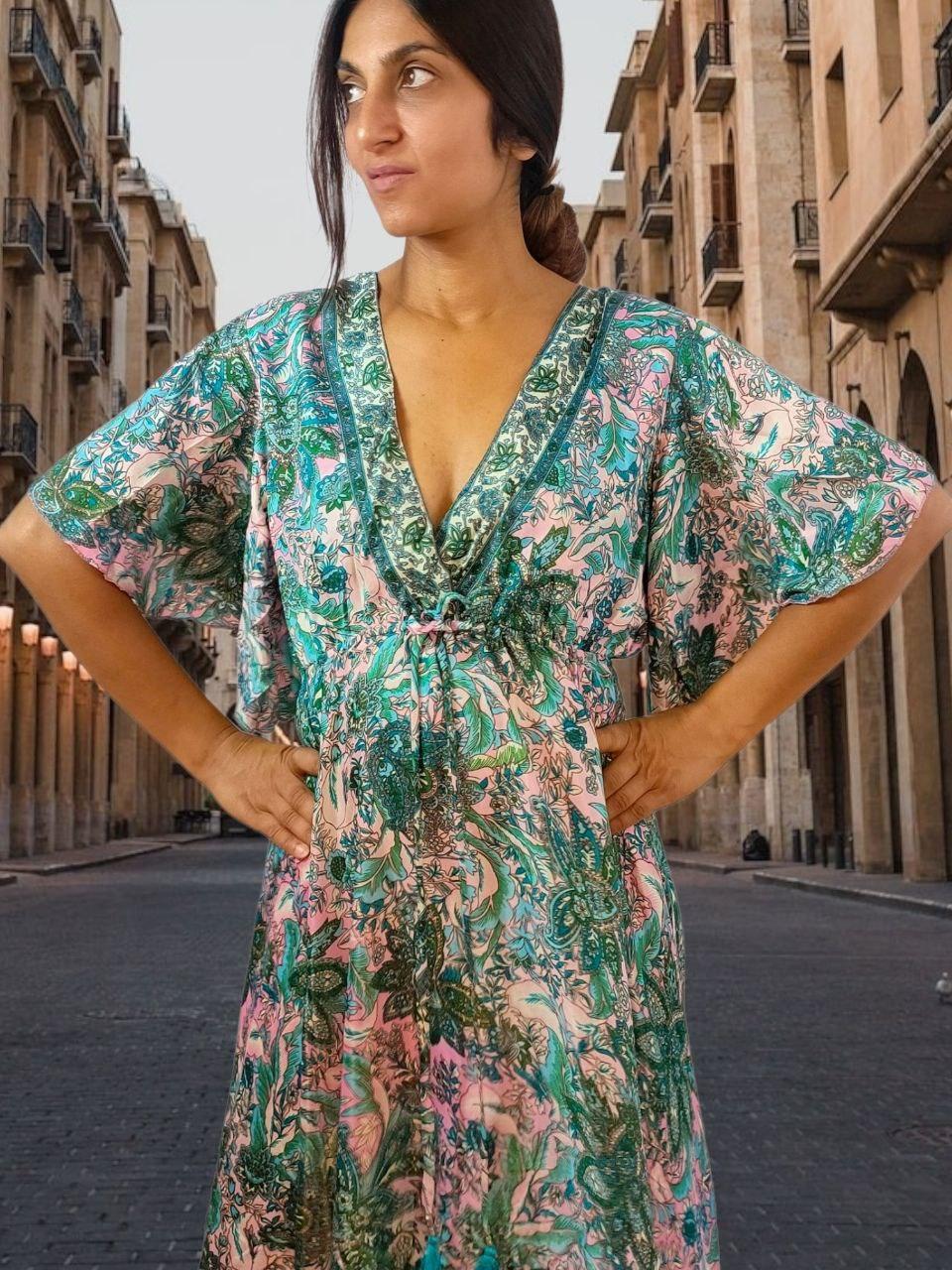 Karina Green Dress - NolaByBijusol