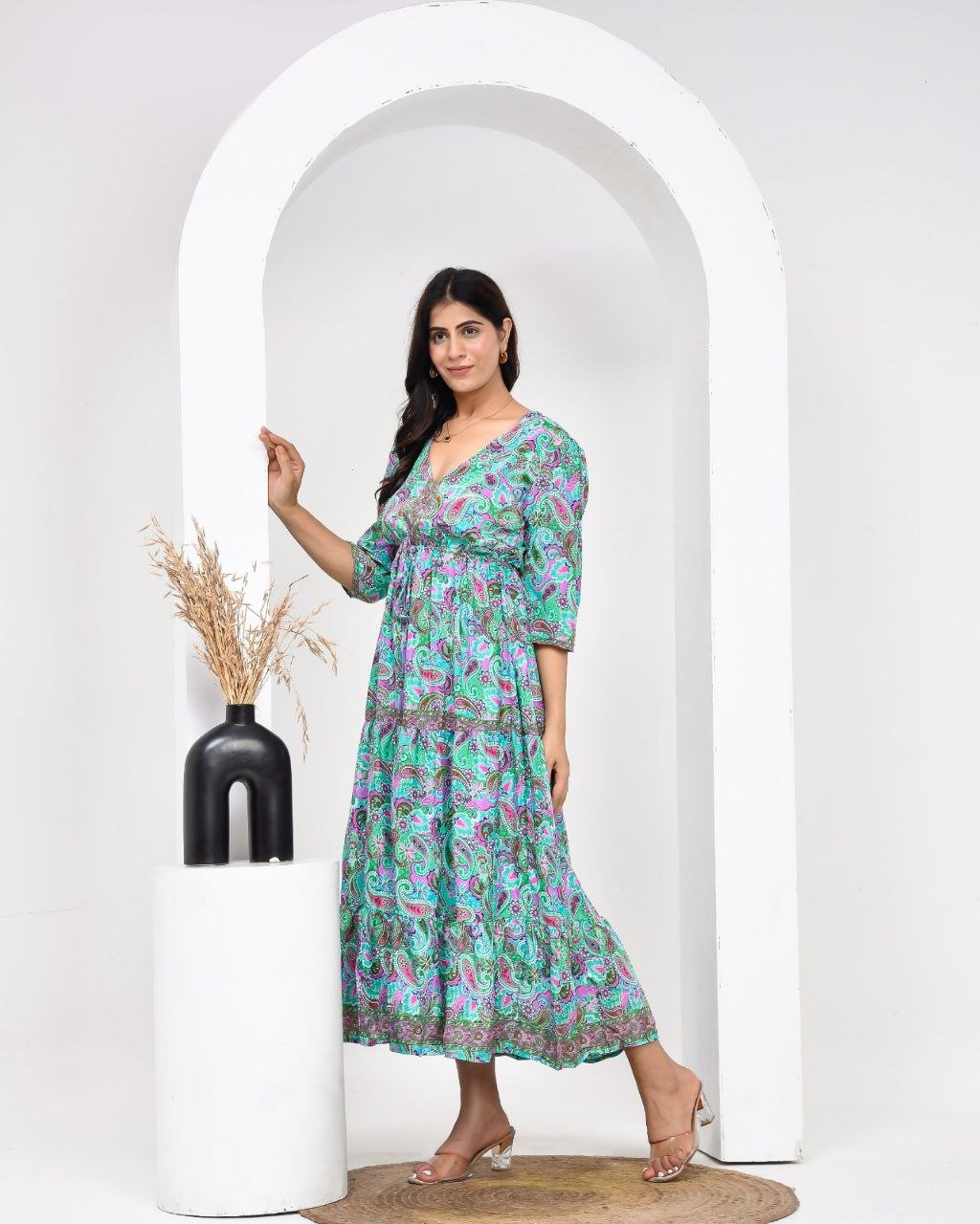 Suri Green Dress - NolaByBijusol