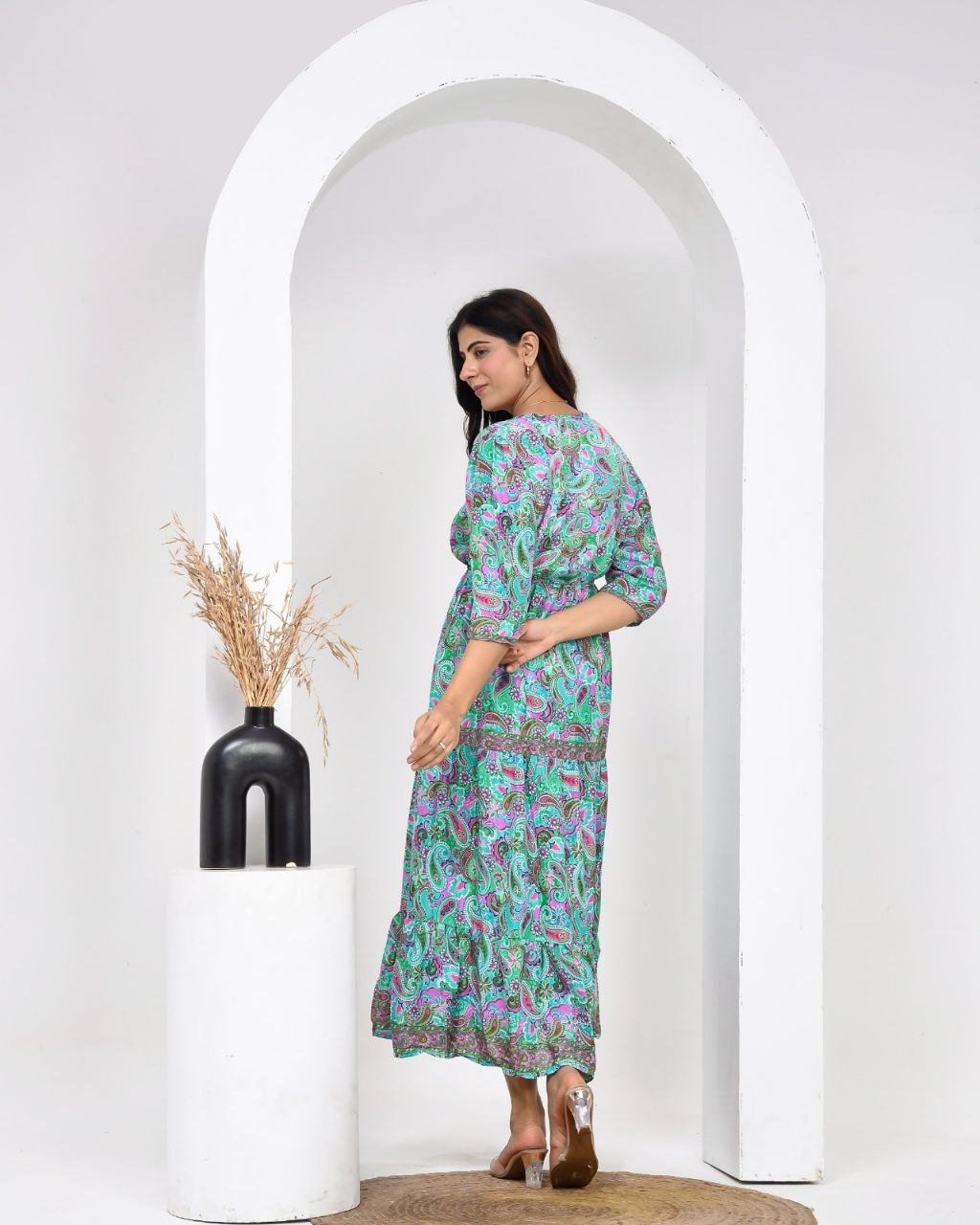 Suri Green Dress - NolaByBijusol